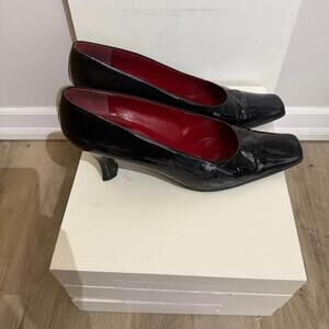 Arnold Churgin Black Patent Heels Made in Spain‎ Shoes Women's Size 9.5